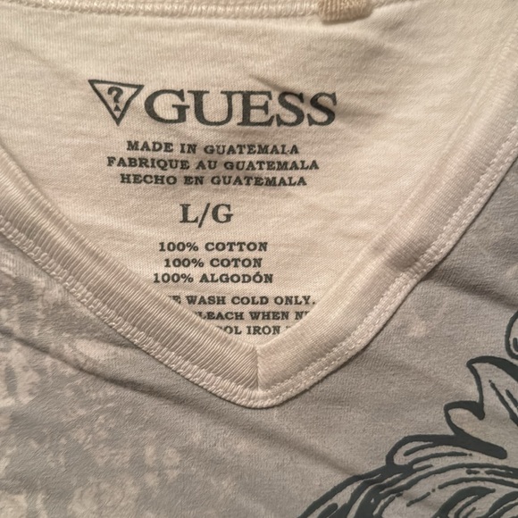 Buy them together or apart! Guess shorts/v-neck tee. Ask for separate pricing! - Picture 3 of 4